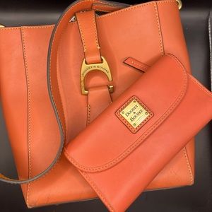 Dooney & Bourke Ashby Tote with matching wallet.